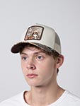 Бейсболка GOORIN BROTHERS арт. 101-2988 (коричневый / белый)